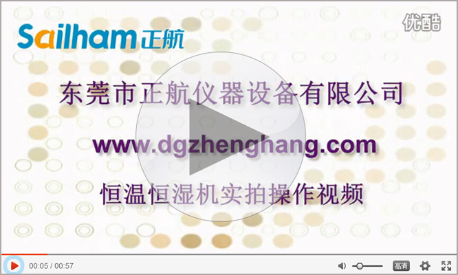 恒溫恒濕試驗箱廠家正航實拍視頻